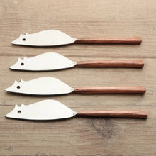 Load image into Gallery viewer, MEDICKI RATONCITO CHEESE SPREADER/KNIFE 4 PC. SET