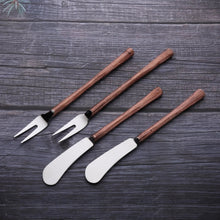 Load image into Gallery viewer, MEDICKI CHEESE FORK &amp; SPREADER 4 PC. SET