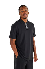 Load image into Gallery viewer, Malbon Block Placket Polo - Black