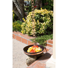 Load image into Gallery viewer, Pure Copper Rings 8.5-ft Rain Chain Rain Gutter Downspout