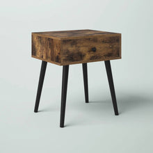 Load image into Gallery viewer, Mid-Century Modern Farmhouse Bedroom 1-Drawer Nightstand End Table