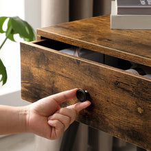 Load image into Gallery viewer, Mid-Century Modern Farmhouse Bedroom 1-Drawer Nightstand End Table