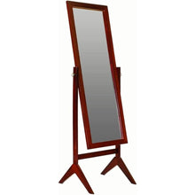 Load image into Gallery viewer, Modern Full Length Freestanding Bedroom Floor Cheval Mirror in Cherry