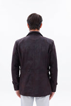 Load image into Gallery viewer, The Cremona Deep Brown Suede Leather Men Jacket