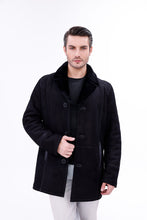 Load image into Gallery viewer, The Lariana Black Shearling Men Jacket