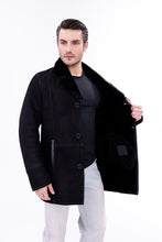 Load image into Gallery viewer, The Lariana Black Shearling Men Jacket