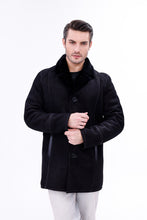 Load image into Gallery viewer, The Lariana Black Shearling Men Jacket