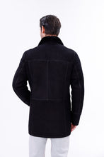 Load image into Gallery viewer, The Lariana Black Shearling Men Jacket