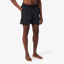 Load image into Gallery viewer, Lacoste Mid Length Swim Trunks - Black