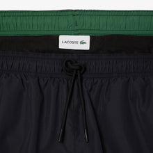 Load image into Gallery viewer, Lacoste Mid Length Swim Trunks - Black