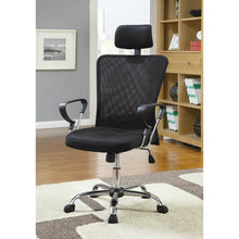 Load image into Gallery viewer, High Back Executive Mesh Office Computer Chair with Headrest in Black