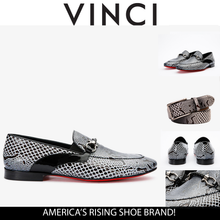 Load image into Gallery viewer, The Milano Black/White Shoe Bit Loafer Men  shoe