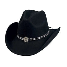 Load image into Gallery viewer, Bullhide Mine - Children's Shapeable Wool Felt Cowgirl Hat