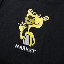 Load image into Gallery viewer, Market Studios Yellow Panther Tee - Washed Black