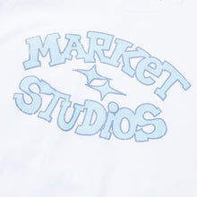 Load image into Gallery viewer, Market Studios Smiley Old School Tee - White
