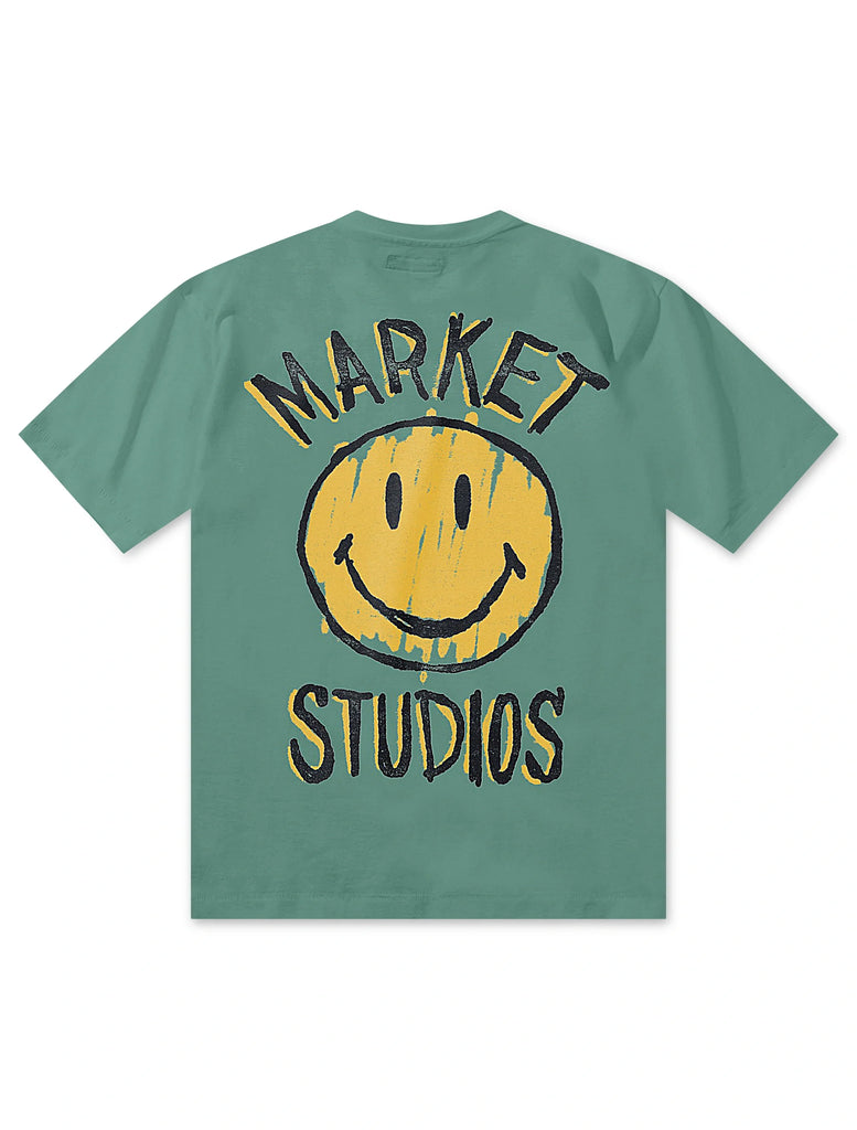 Market Studios Smiley Doodle Tee - Malachite Green