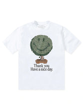 Load image into Gallery viewer, Market Studios Smiley Bonsai Tree Tee - White
