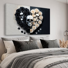 Load image into Gallery viewer, Skull and Flowers Wall Art XIII