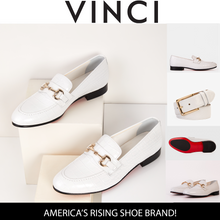 Load image into Gallery viewer, The Monaco White Leather Men Shoe Bit Loafer
