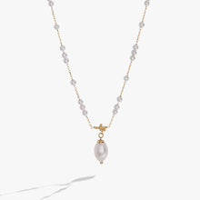 Load image into Gallery viewer, Mother of Pearl Beaded Necklace