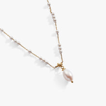 Load image into Gallery viewer, Mother of Pearl Beaded Necklace