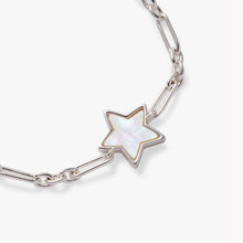 Load image into Gallery viewer, Star Mother of Pearl Adjustable Bracelet