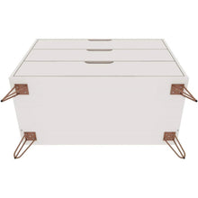 Load image into Gallery viewer, Modern Scandinavian Style Bedroom 3-Drawer Dresser in Off-White Finish