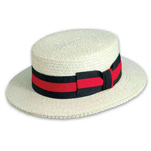 Load image into Gallery viewer, Scala Rutherford - Straw Boater Hat