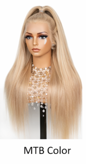 Red Rose Black 24' Highlights Body Wave Human Black Lace Front Human Hair Wigs