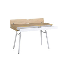Load image into Gallery viewer, Modern Heavy Duty Laptop Computer Desk with Storage Drawer in Pine Wood Finish
