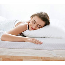 Load image into Gallery viewer, Twin size 3-inch Memory Foam Mattress Topper with Removeable Baffle Box Cover