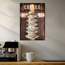 Load image into Gallery viewer, Our C.O.F.F.E.E Faith Sign VIII