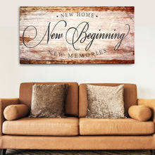 Load image into Gallery viewer, New Home New Beginning New Memories Sign IV