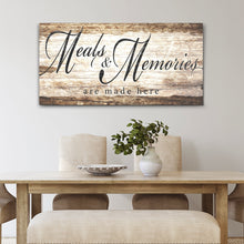 Load image into Gallery viewer, Meals and Memories are Made Here Kitchen Sign II
