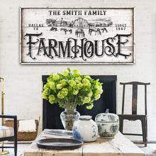 Load image into Gallery viewer, Personalized Farmhouse Sign IV