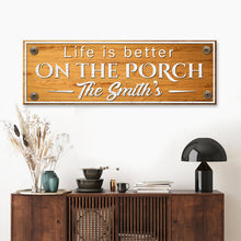 Load image into Gallery viewer, Family Name Porch Sign