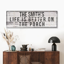 Load image into Gallery viewer, Family Name Porch Sign