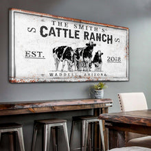 Load image into Gallery viewer, Branded Cattle Ranch Sign V
