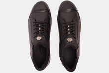 Load image into Gallery viewer, The Mumbai Black Leather Men Sneaker Final Sale!