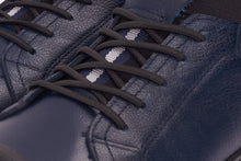 Load image into Gallery viewer, The Mumbai Navy Blue Leather Men Sneaker Final Sale!