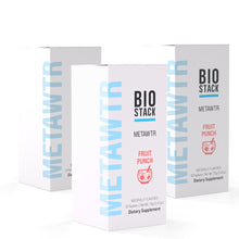 Load image into Gallery viewer, MetaWTR Hydration Fruit Punch - 10 Stick Pack