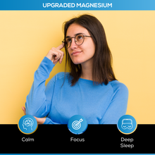 Load image into Gallery viewer, Upgraded Magnesium: Clinically Shown To Greatly Improve BOTH REM and Deep Sleep