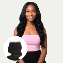 Load image into Gallery viewer, Malaysian Body Wave 4x4 Transparent Lace Human Hair Closure