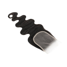 Load image into Gallery viewer, Malaysian Body Wave 4x4 Transparent Lace Human Hair Closure