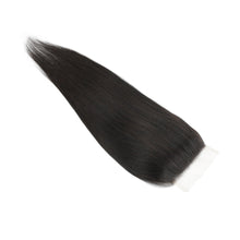 Load image into Gallery viewer, Malaysian Straight 4x4 Transparent Lace Human Hair Closure