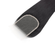 Load image into Gallery viewer, Malaysian Straight 4x4 Transparent Lace Human Hair Closure