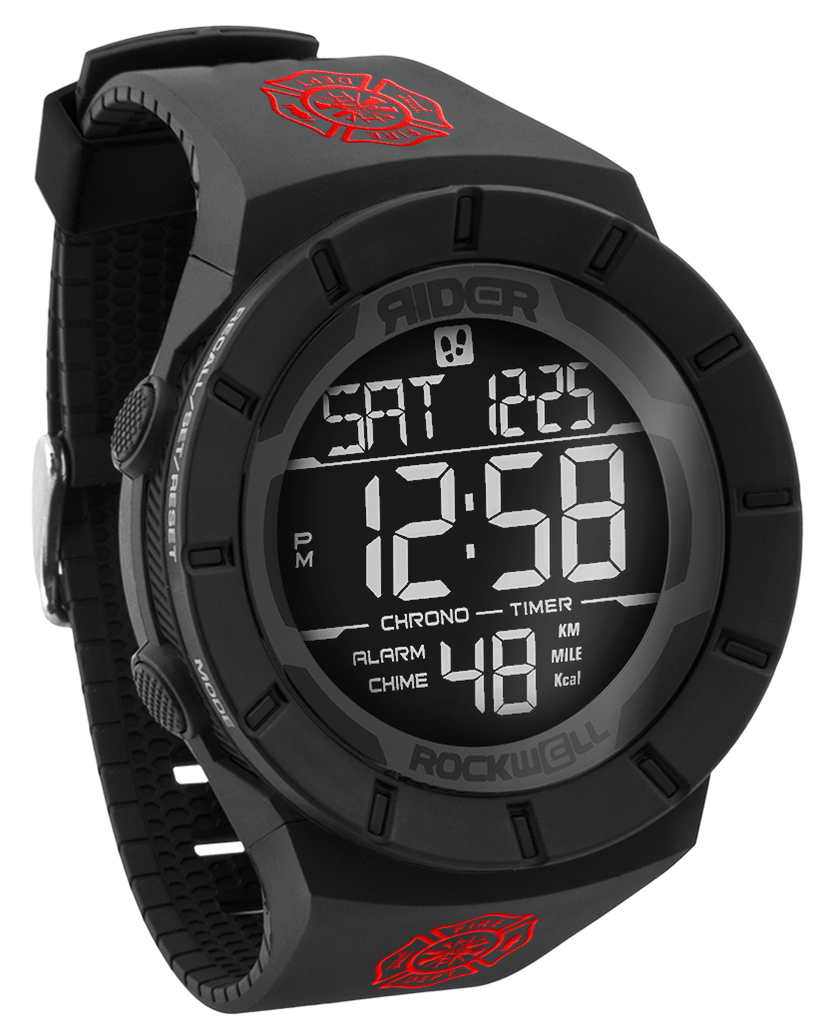 Coliseum Fit™ Firefighter - Maltese Cross Edition (Phantom Black) Watch