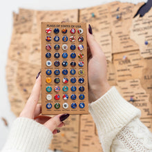 Load image into Gallery viewer, Wooden 3d Map of USA - Gold