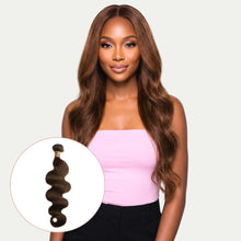 Load image into Gallery viewer, Medium Brown Body Wave 100% Human Hair Bundles
