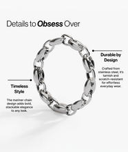 Load image into Gallery viewer, Frozen Mariner Chain Ring
